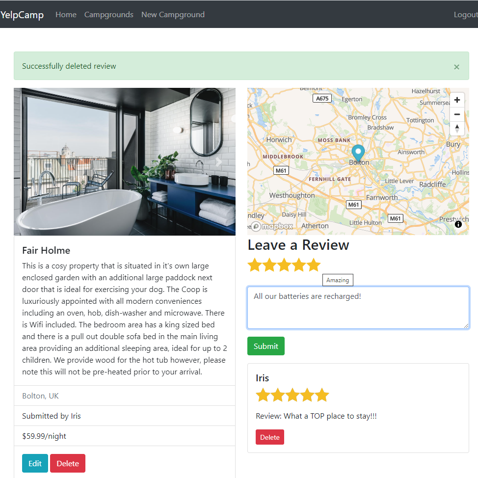 Project Image YelpCamp
